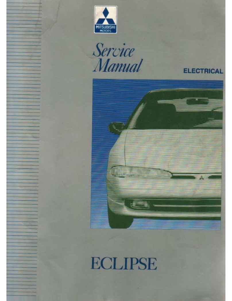 Mitsubishi Electric 1992 Eclipse User manual