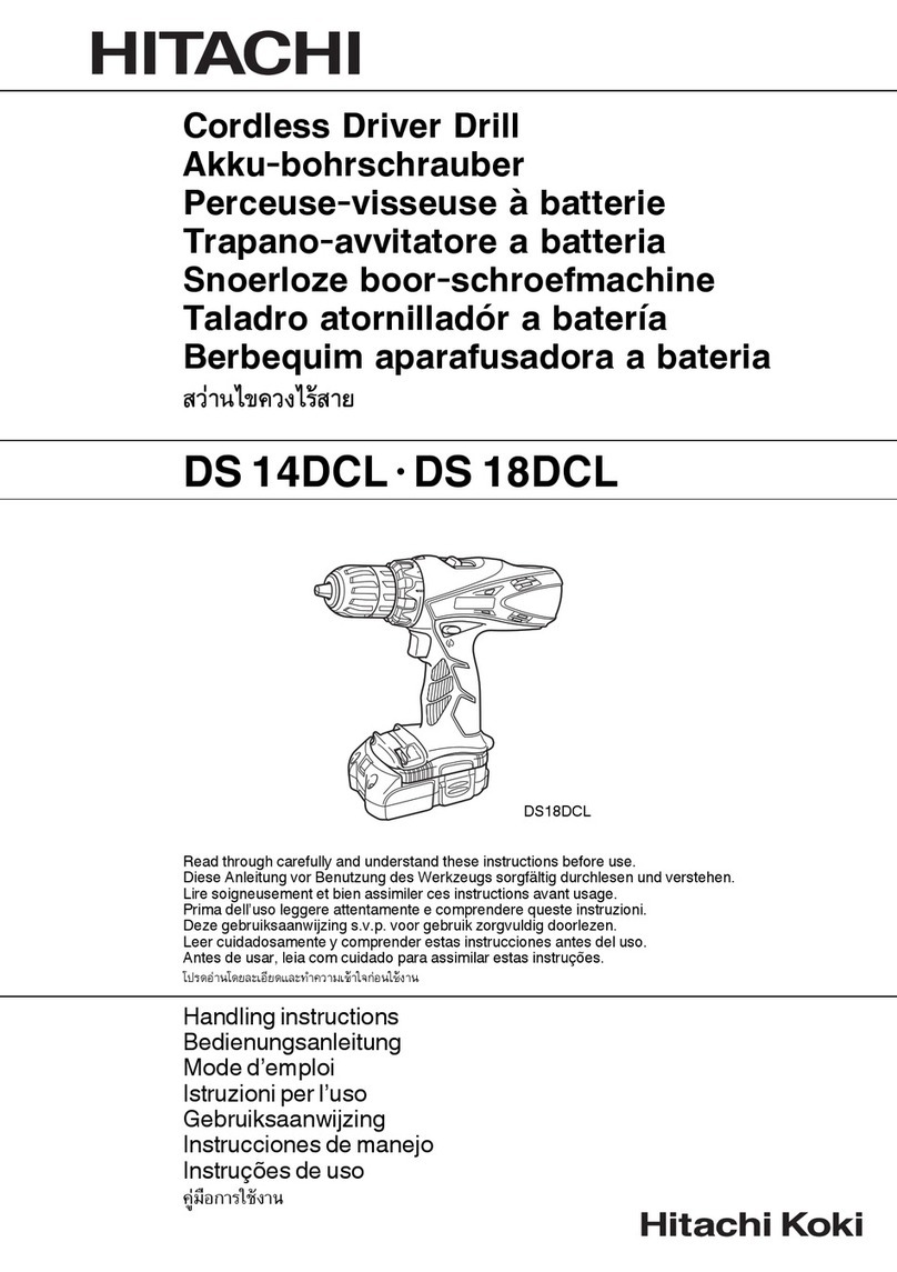 Hitachi DS 14DCL User manual