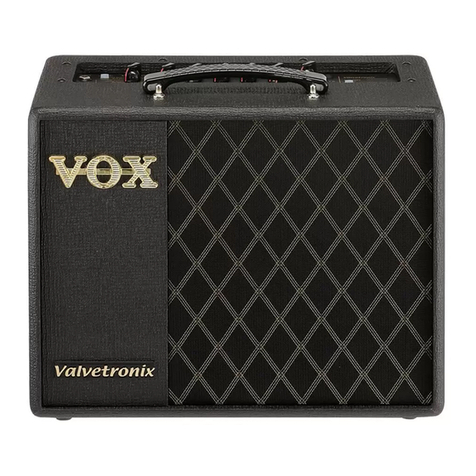 Vox VT20X User manual