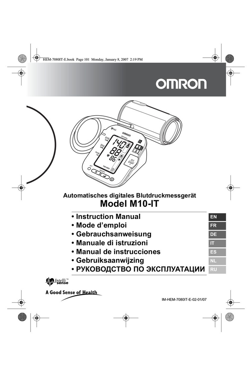 Omron M10-IT User manual