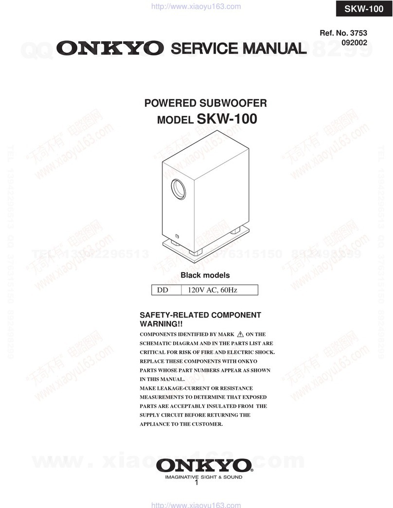 Onkyo SKW-100 User manual