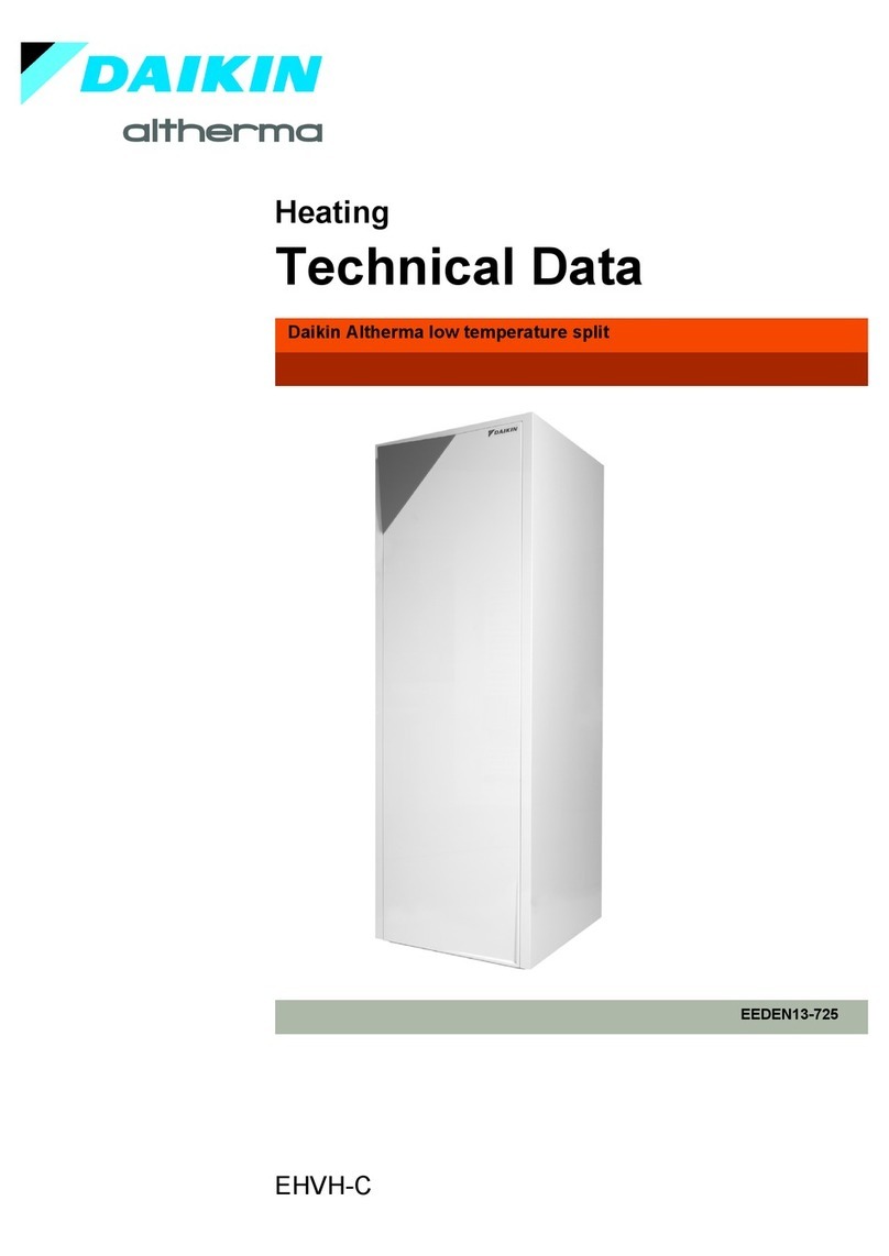 Daikin EHVH-C Technical data