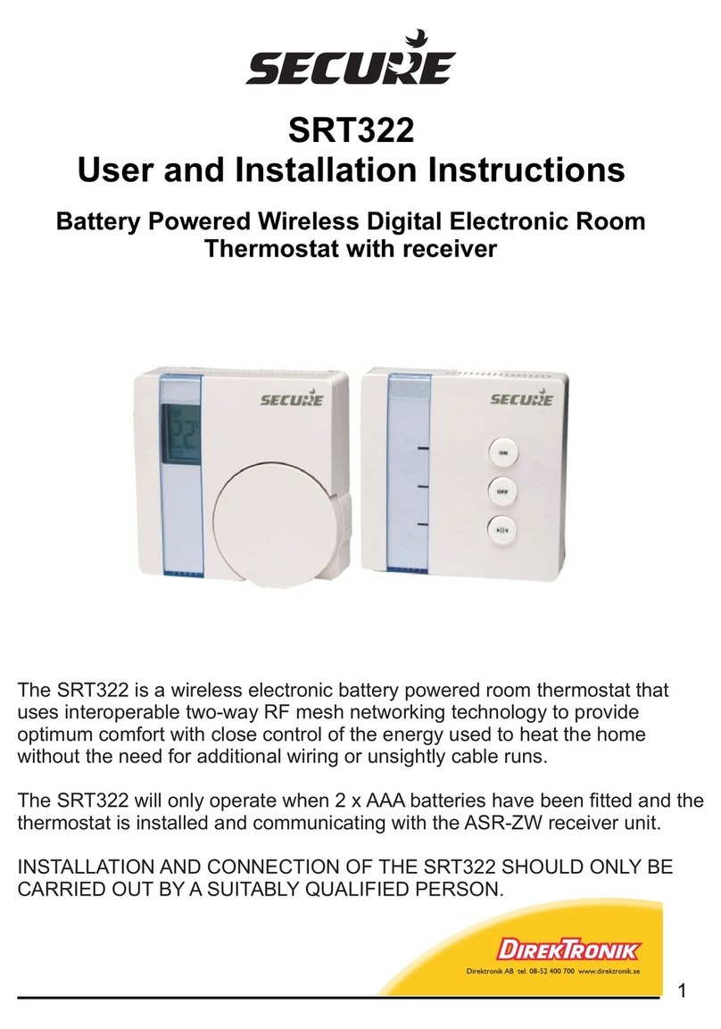 Secure SRT322 Operating instructions