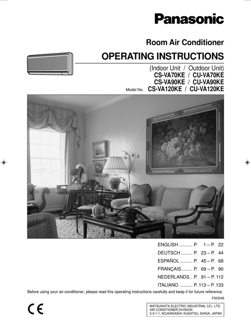 Panasonic CS-VA70KE User manual