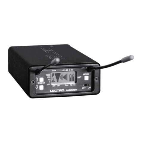 Lectrosonics UCR201 operating instructions