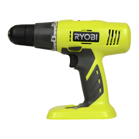 Ryobi P209 Repair sheet