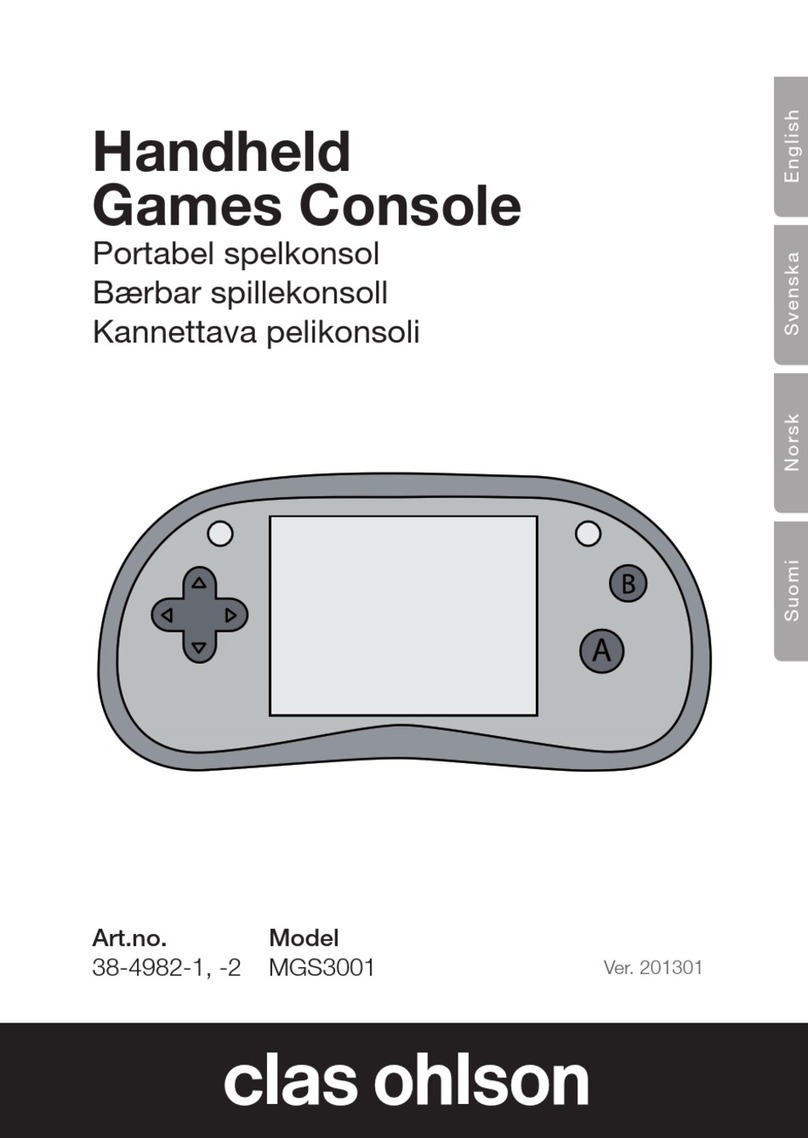 Clas Ohlson MGS3001 user manual