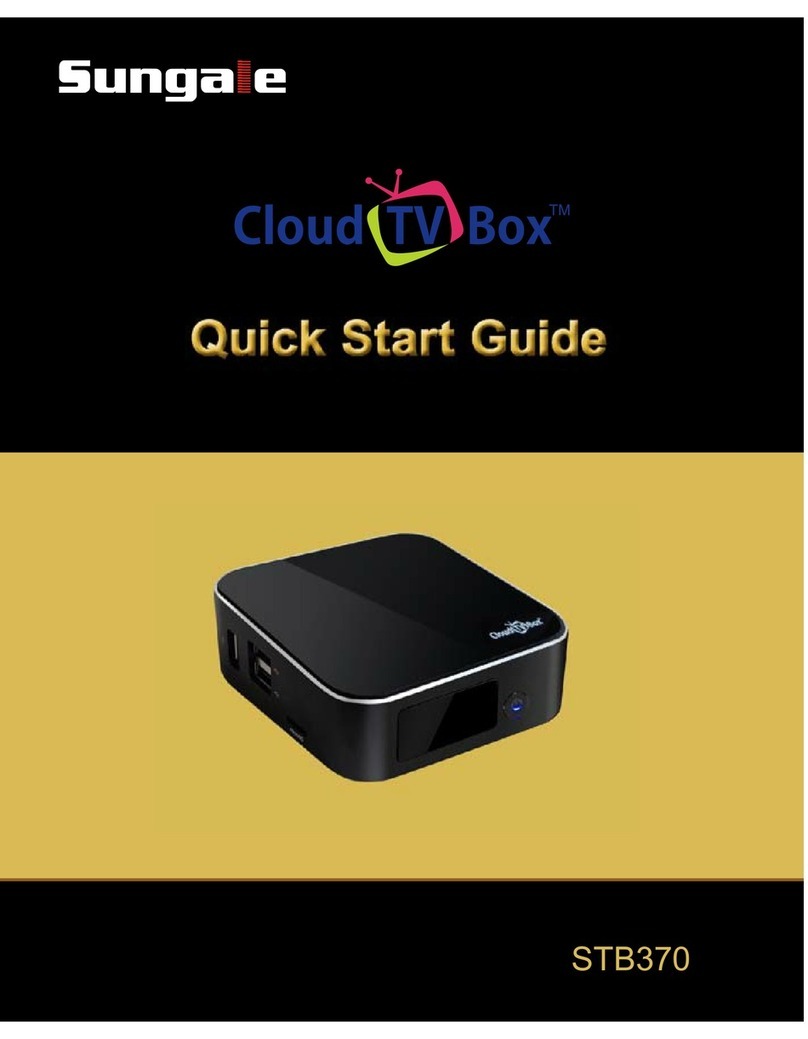 Sungale STB-370QSG quick start guide