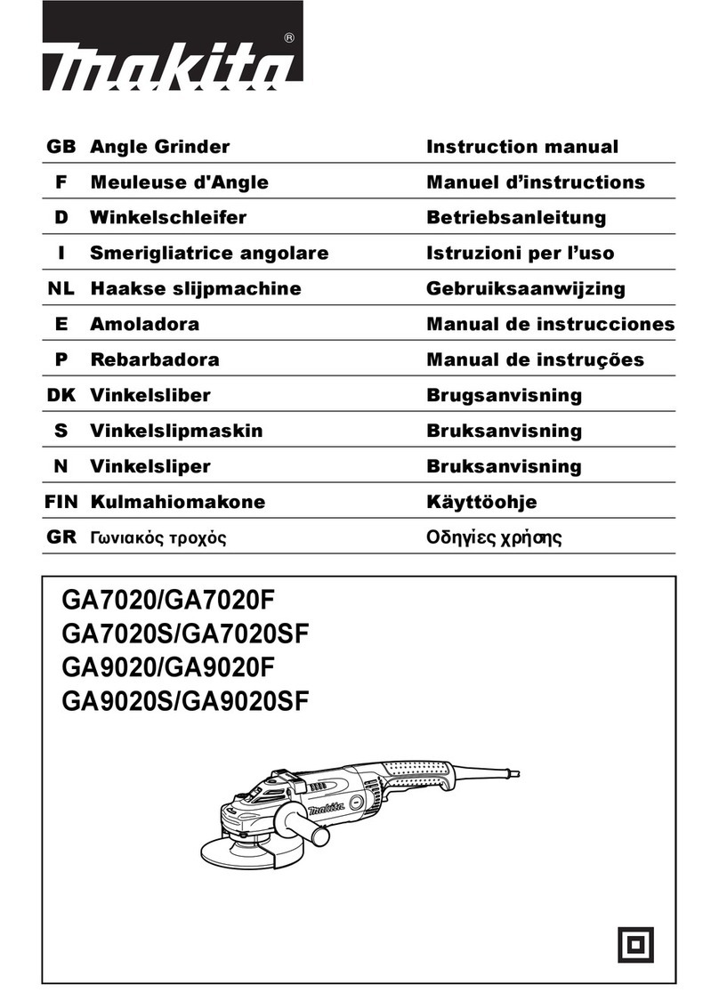 Makita GA7020 User manual Makita GA7020 User manual