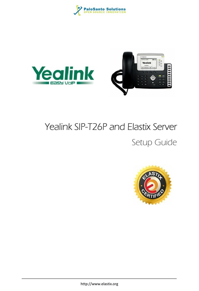 Yealink Yealink SIP-T26P Setup guide