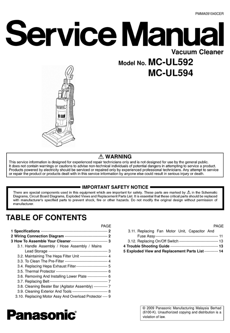 Panasonic mc-ul592 Service manual