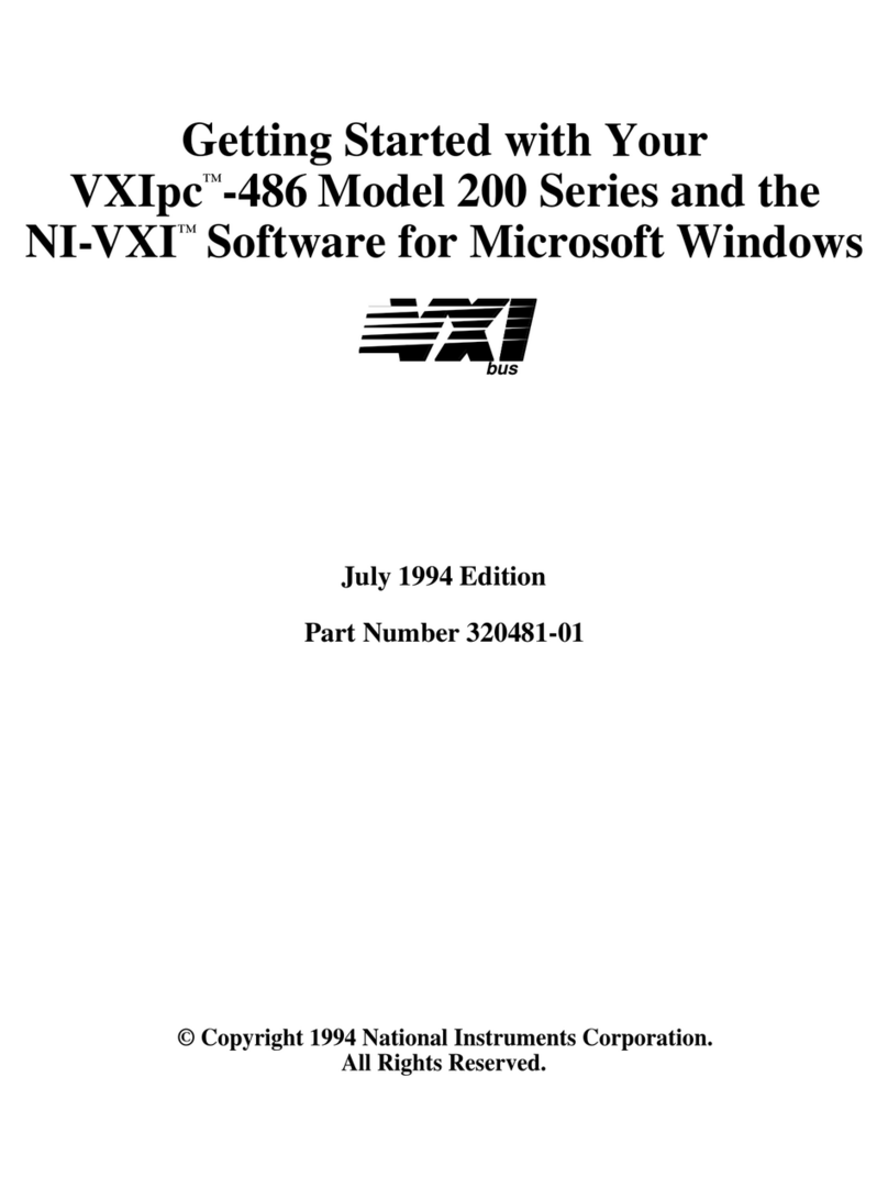 VXI VXIpc-486 Model 200 Series Getting started