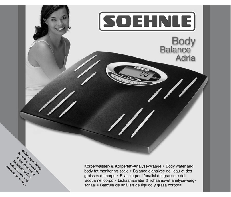 Soehnle Adria operating instructions