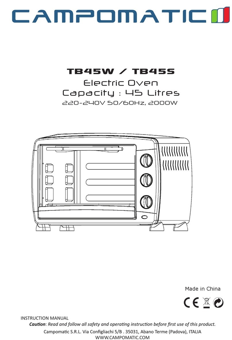 Campomatic TB45W instruction manual