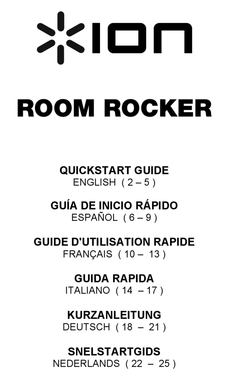 ION ROOM ROCKER User manual
