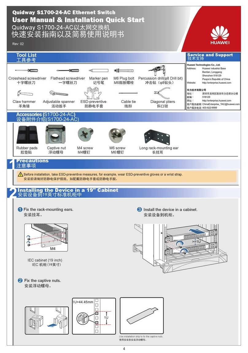 Huawei Quidway S1700-24-AC User manual Huawei Quidway S1700-24-AC User manual
