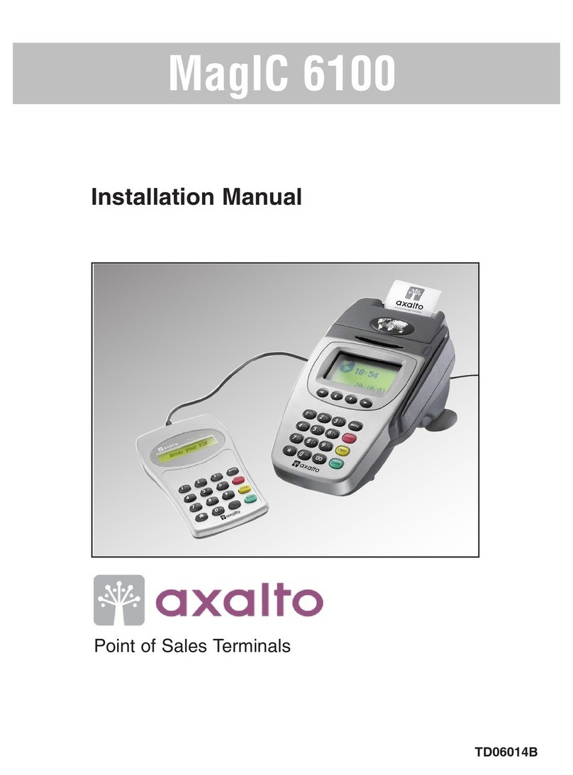 axalto MagIC 6100 installation manual