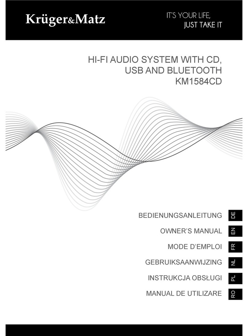 Kruger&Matz KM1584CD User manual