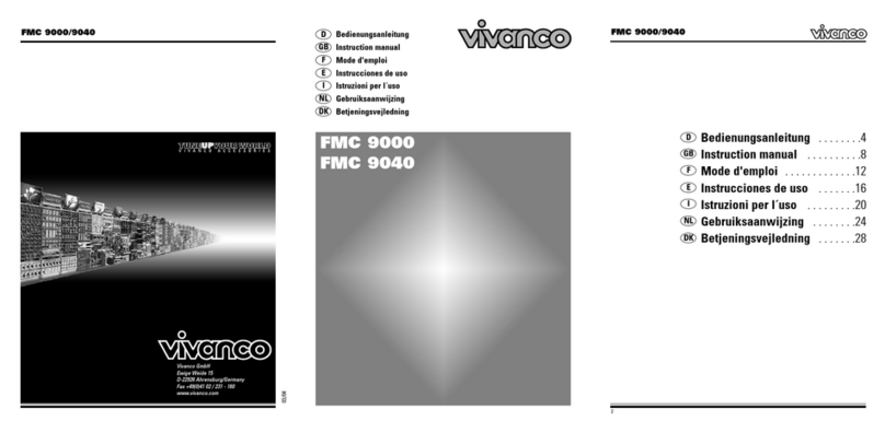 Vivanco FMC 9000 instruction manual