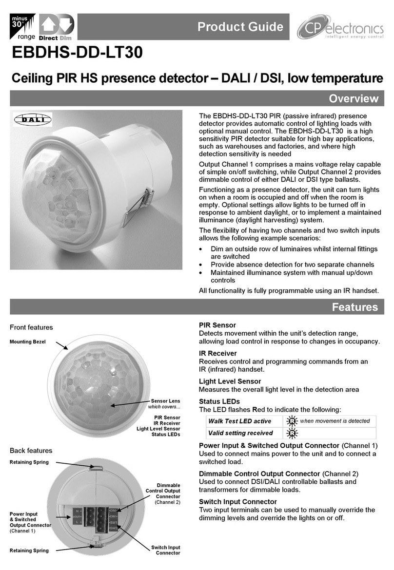 CP EBDHS-DD-LT30 User manual