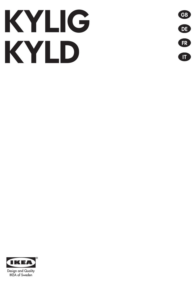 IKEA KYLIG manual