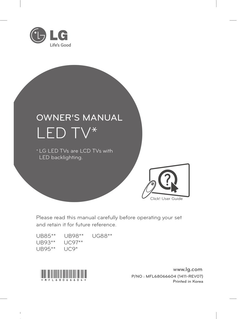 LG UB85 Series owner's manual