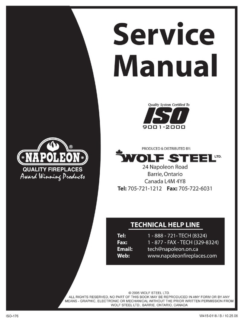 Napoleon W415-0118 Service manual Napoleon W415-0118 Service manual