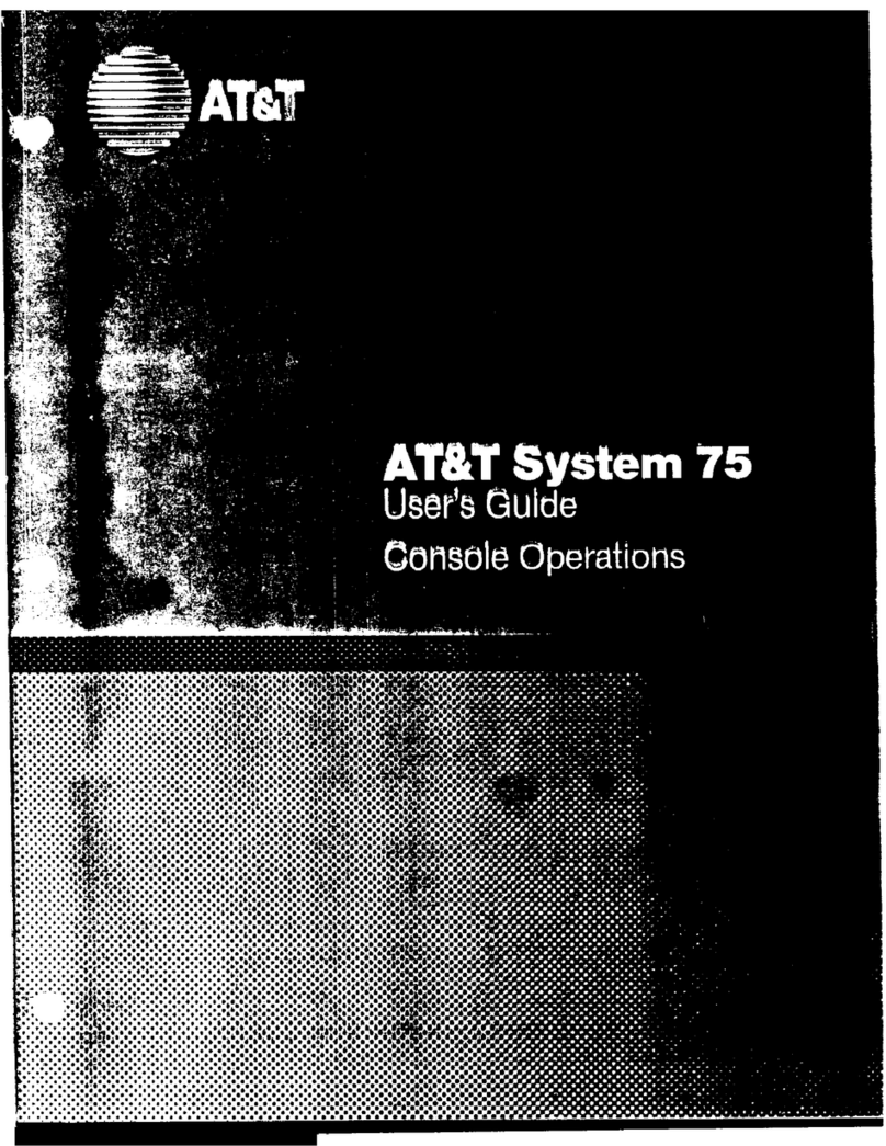 AT&T System 75 User manual