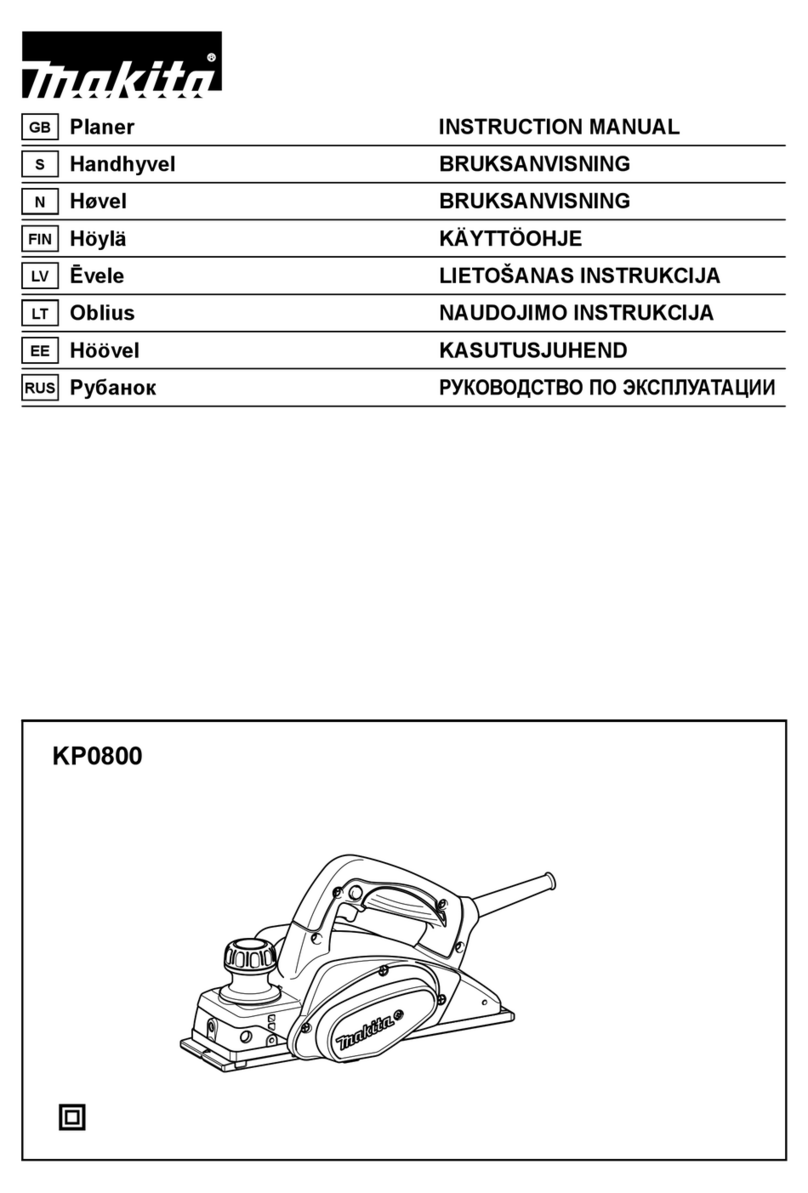 Makita KP0800 instruction manual