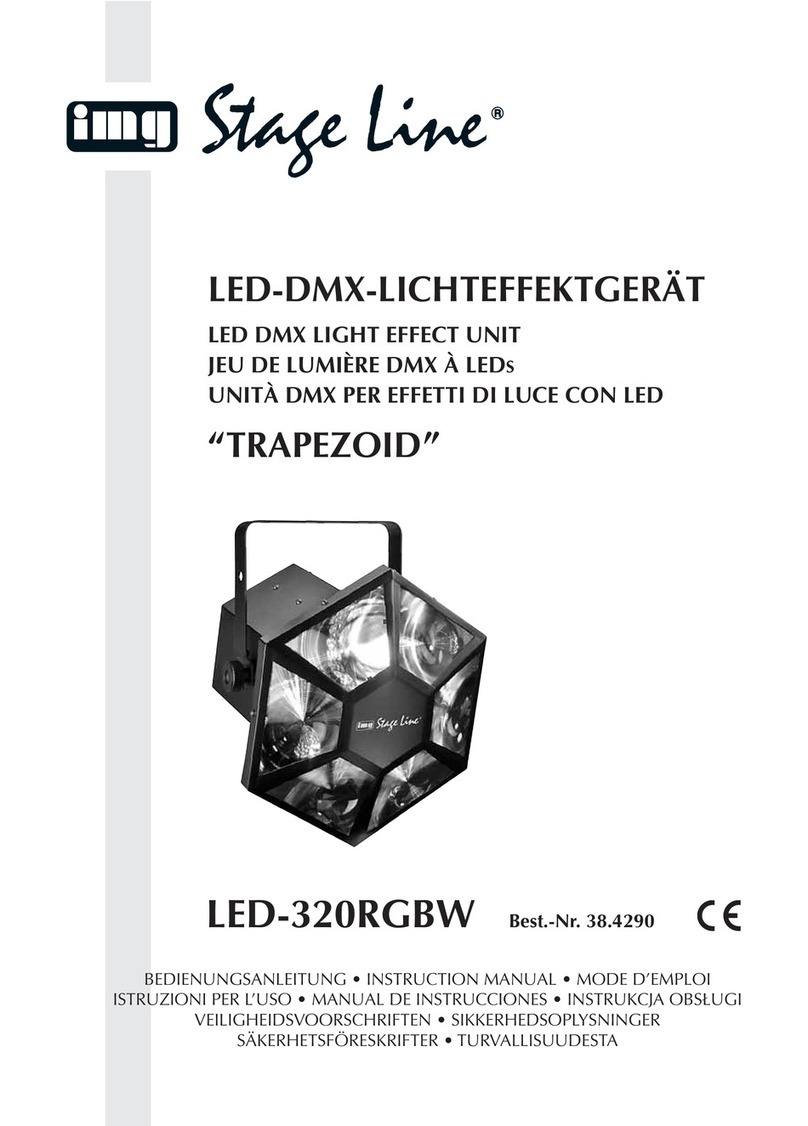 IMG STAGE LINE LED-320RGBW "TRAPEZOID" User manual