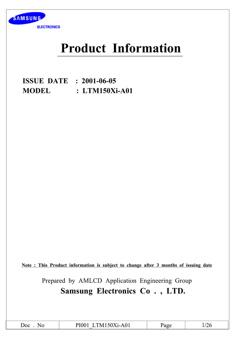 Samsung LTM150XI-A01 User manual