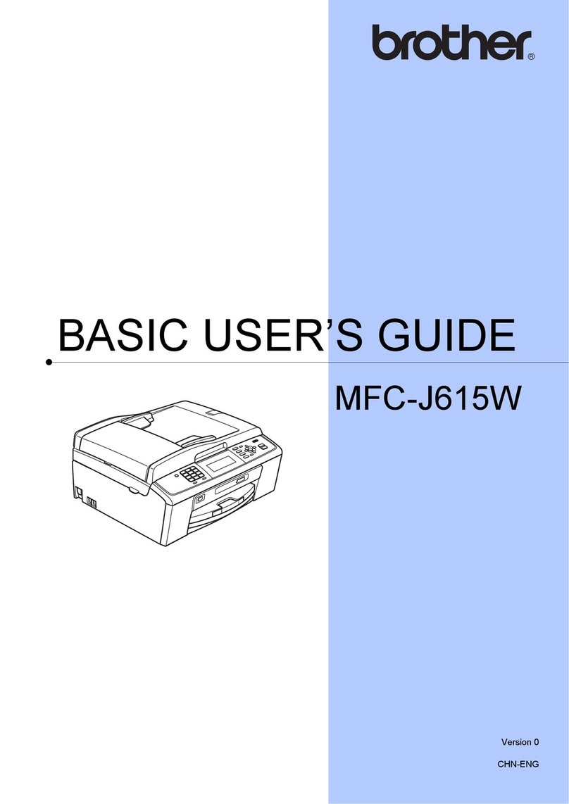 Brother MFC-J615W Operating and maintenance manual