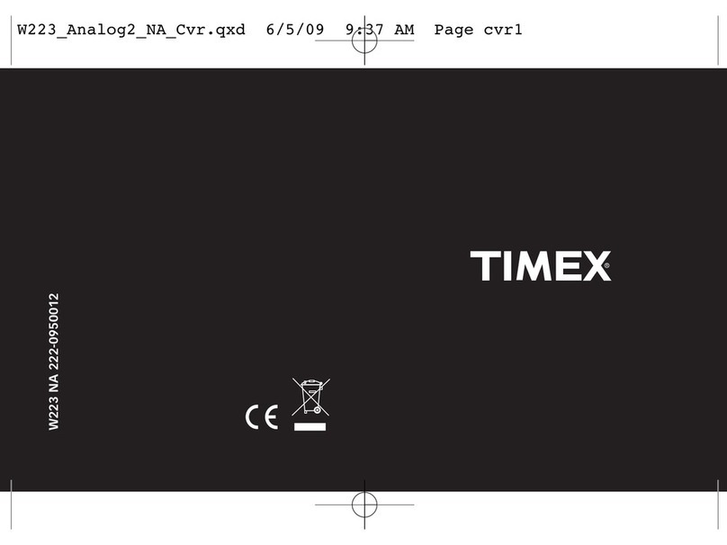 Timex W223 NA User manual Timex W223 NA User manual