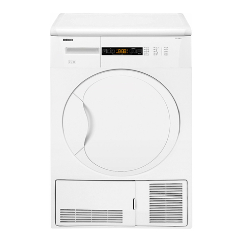 Beko DCU 7430 user manual