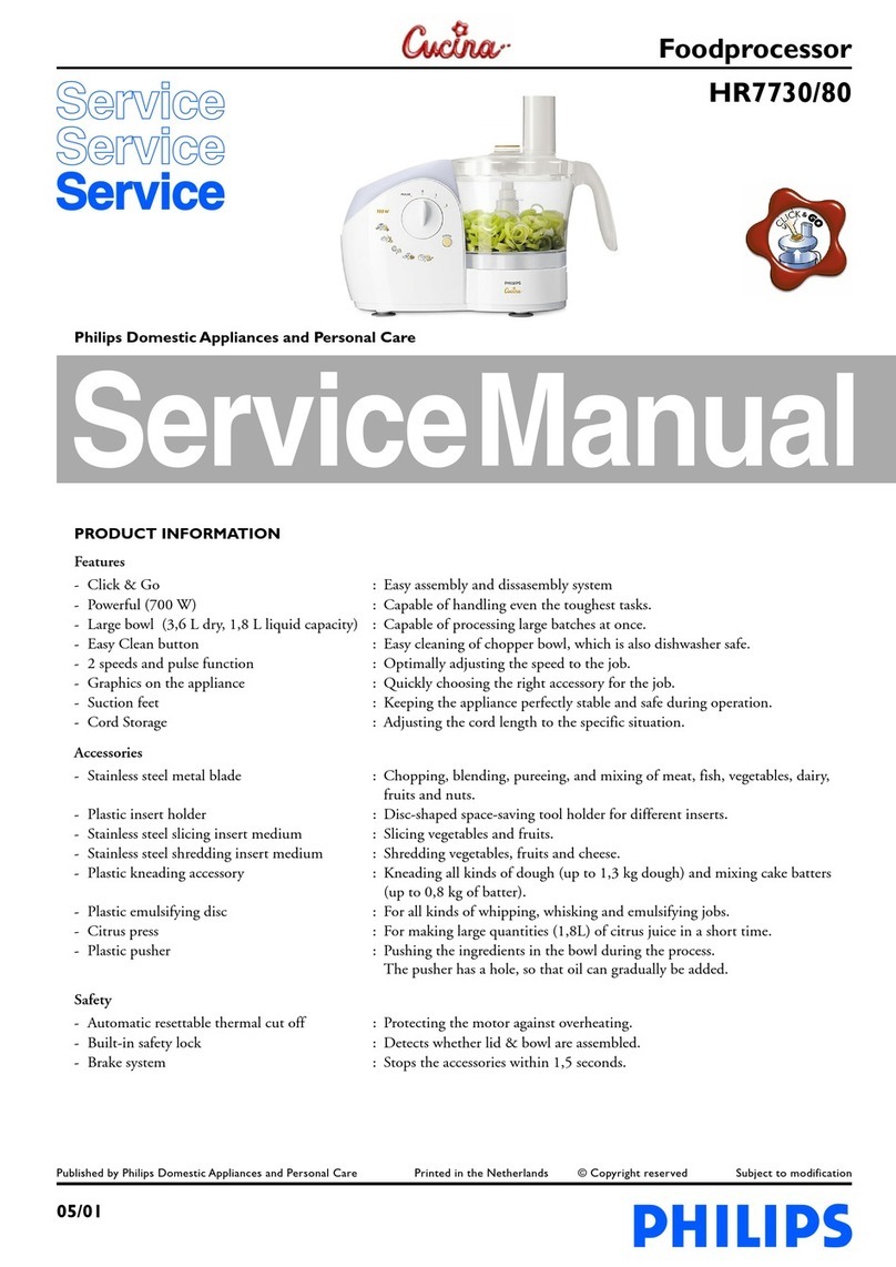Philips HR7730/80 User manual