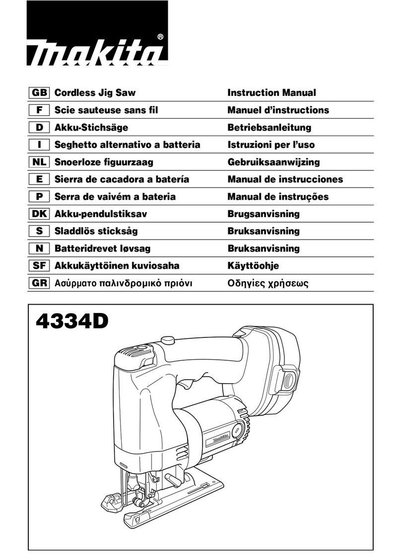 Makita 4334D instruction manual