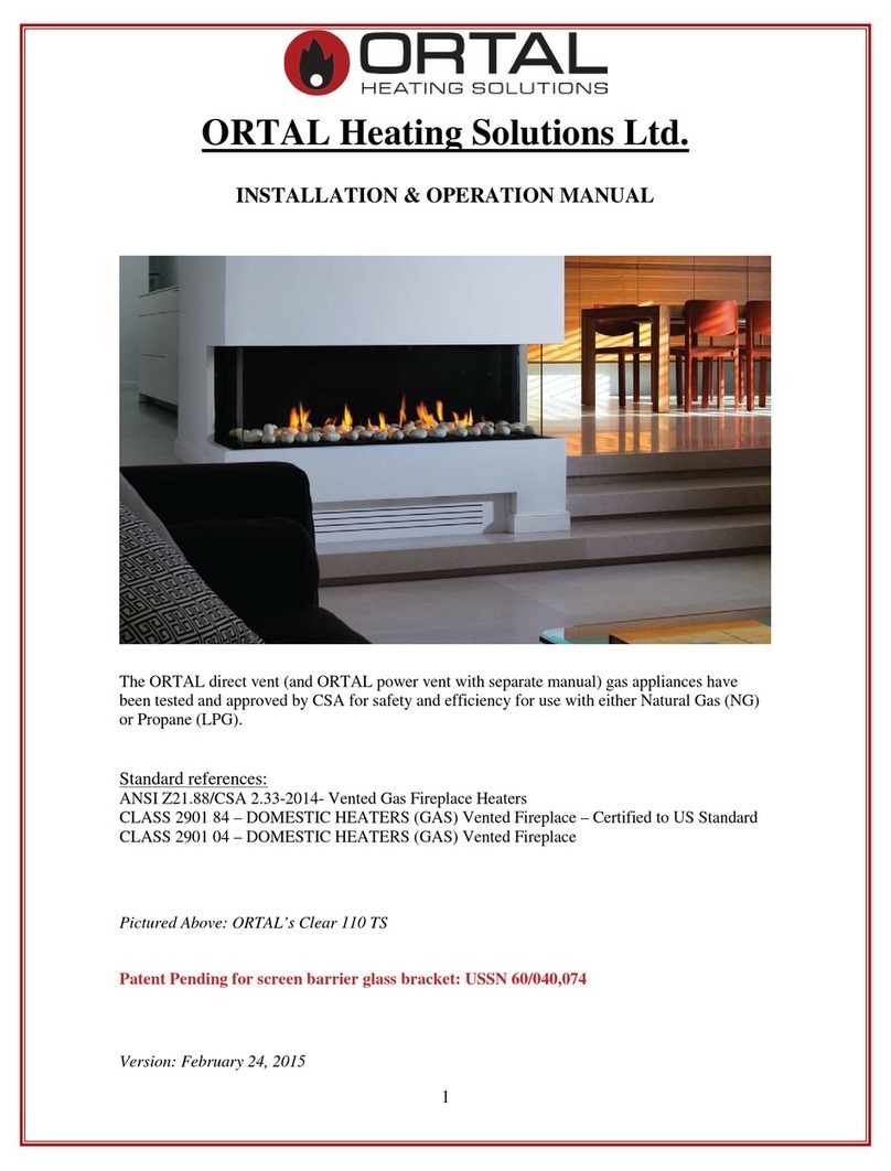 ORTAL Clear 40 Installation & operation manual