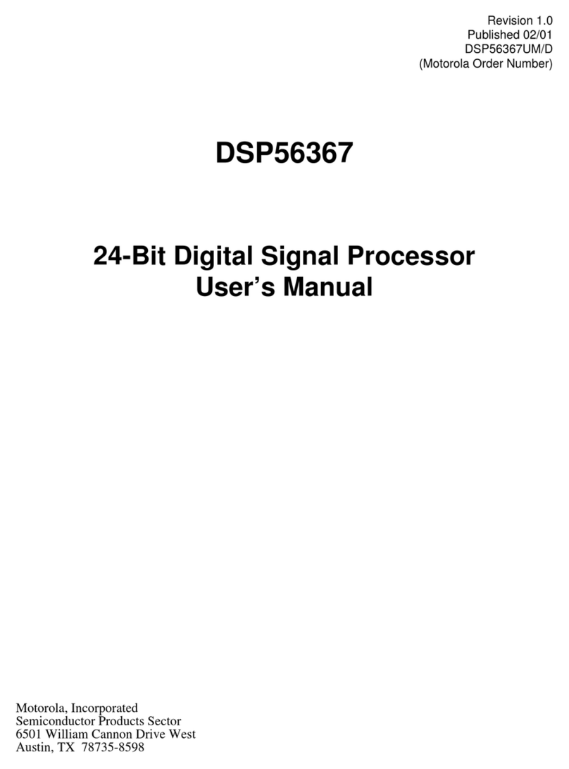 Motorola DSP56367 User manual