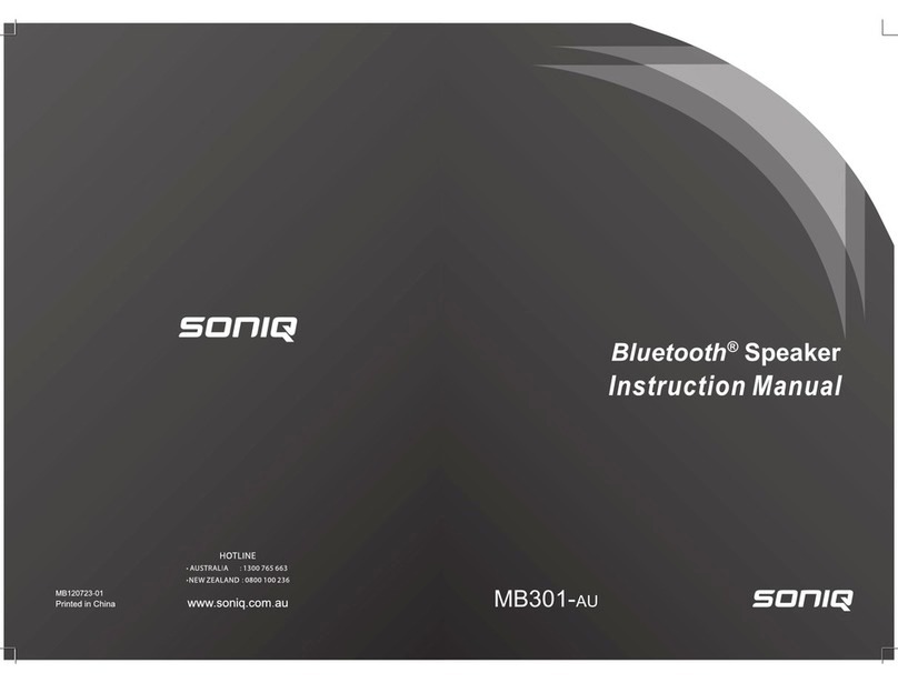 SONIQ MB301-AU User manual