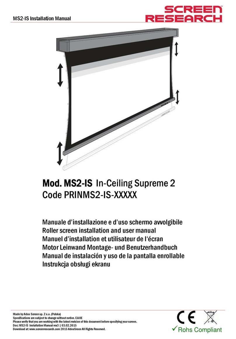 Screen Research MS2-IS User manual