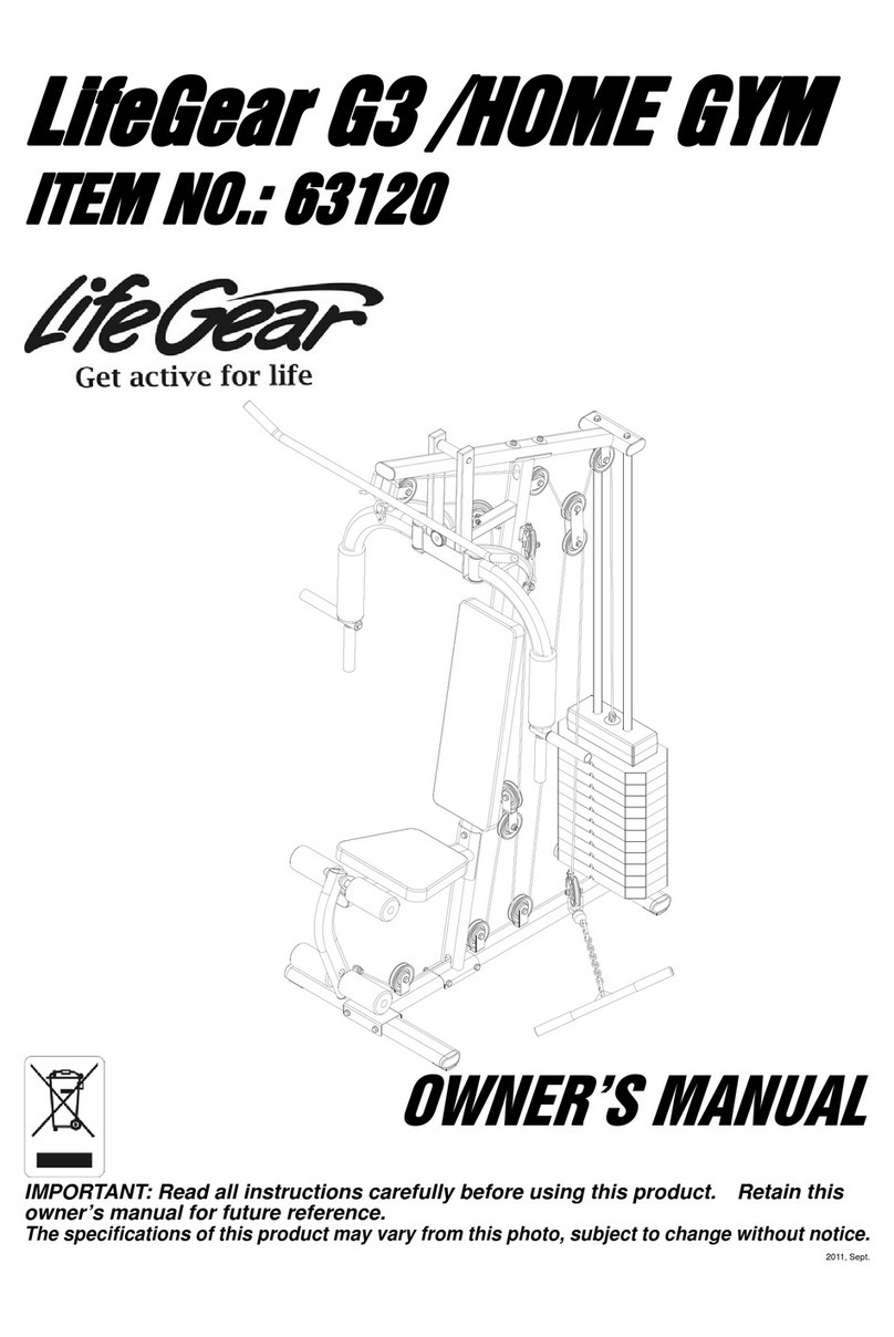 Life Gear G3 owner's manual
