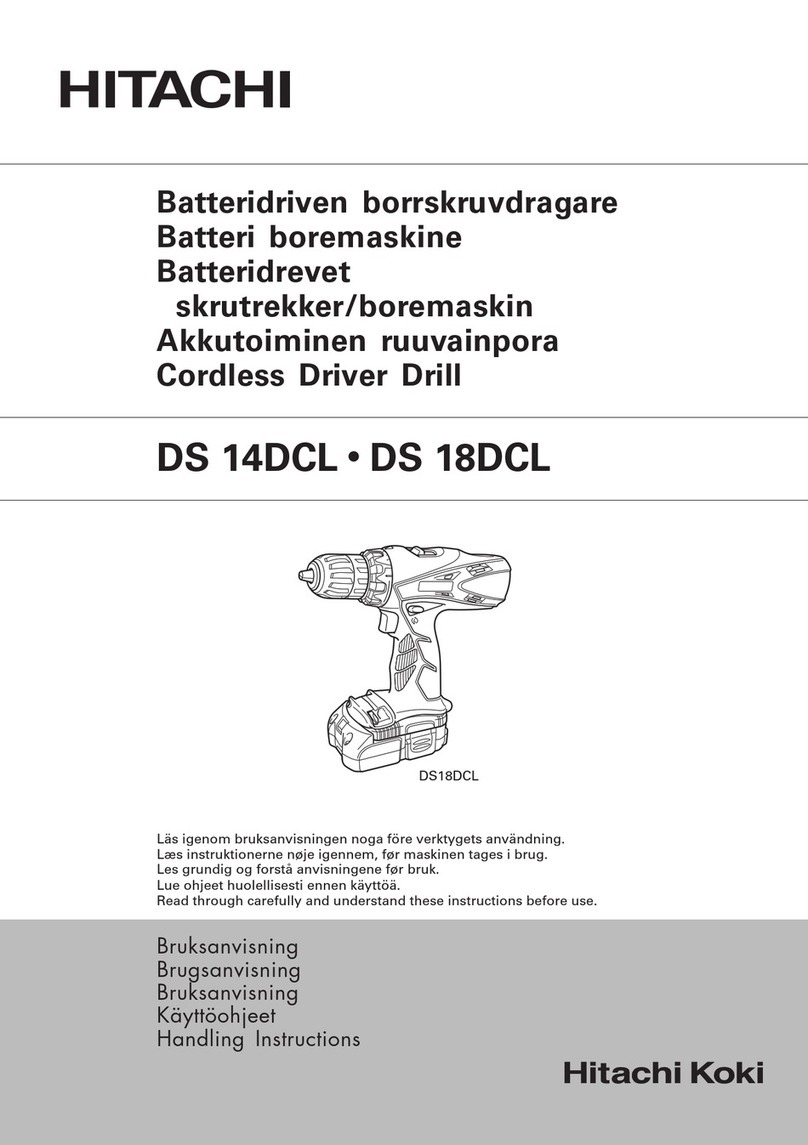 Hitachi DS 14DCL User manual