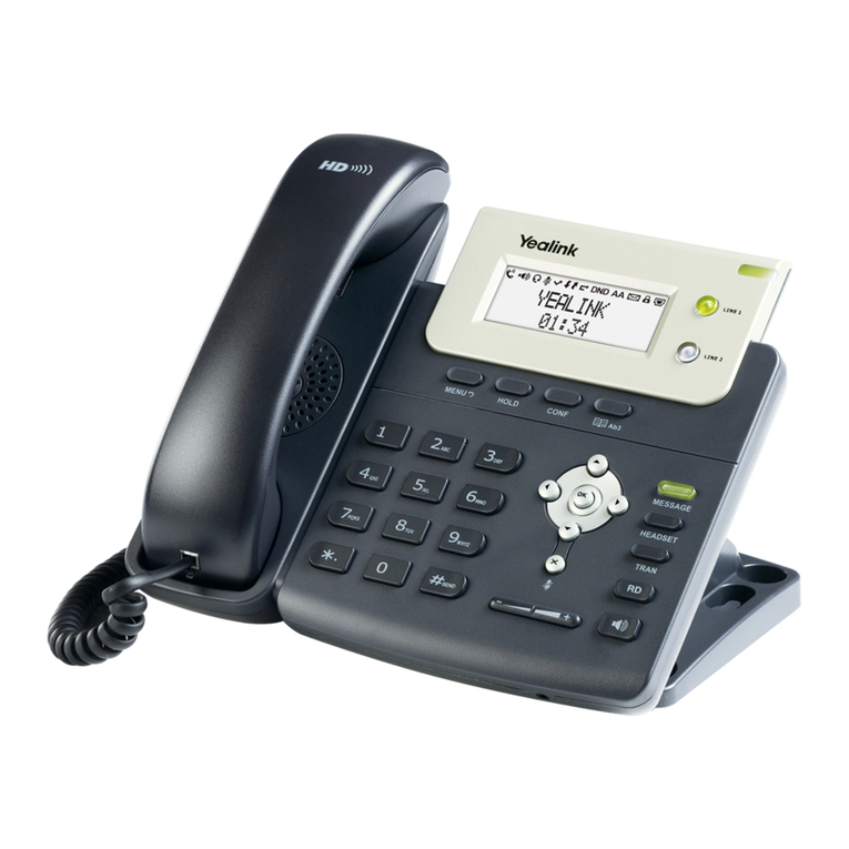 Yealink Yealink SIP-T20P User manual