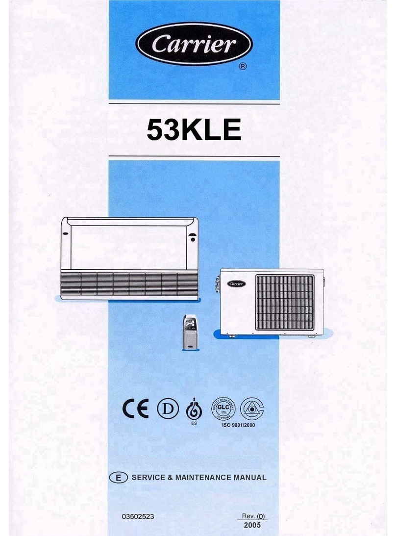 Carrier 53KLE-H SERIES User manual Carrier 53KLE-H SERIES User manual