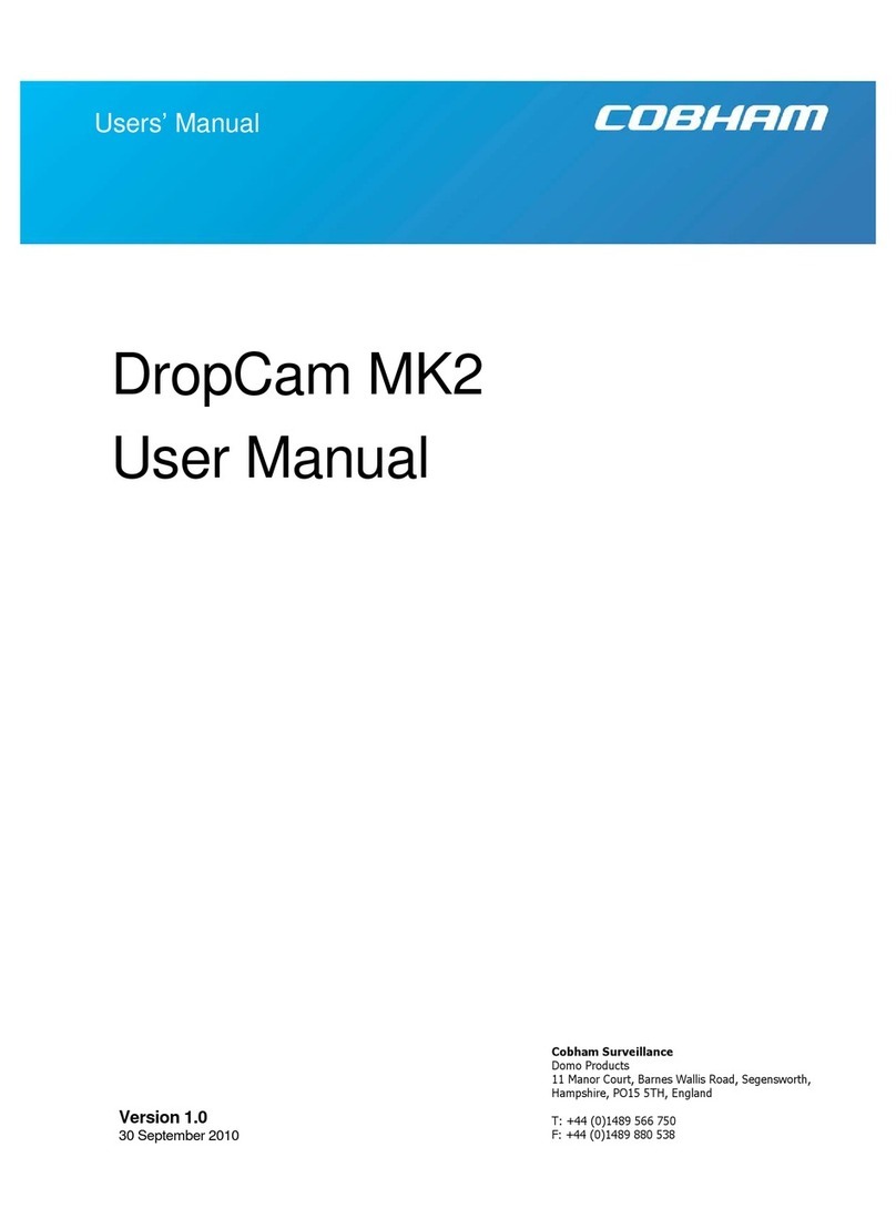COBHAM DropCam MK2 user manual