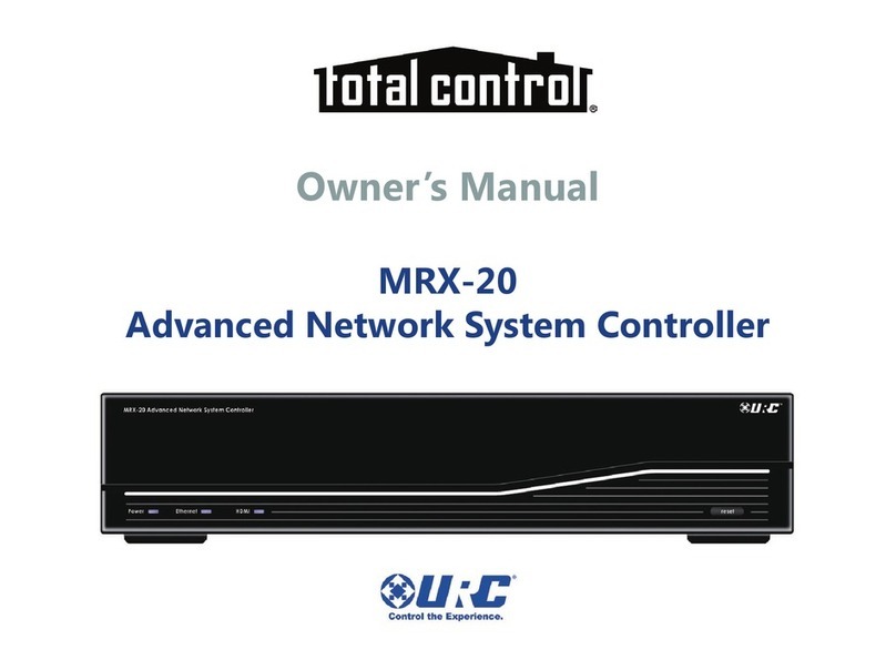 URC MRX-20 owner's manual