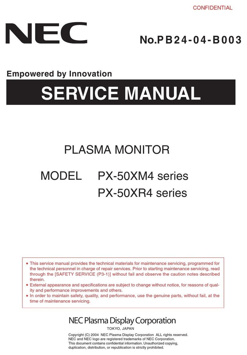 NEC PX-50XM4 User manual