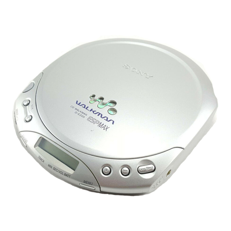 Sony Walkman D-E220 Service manual