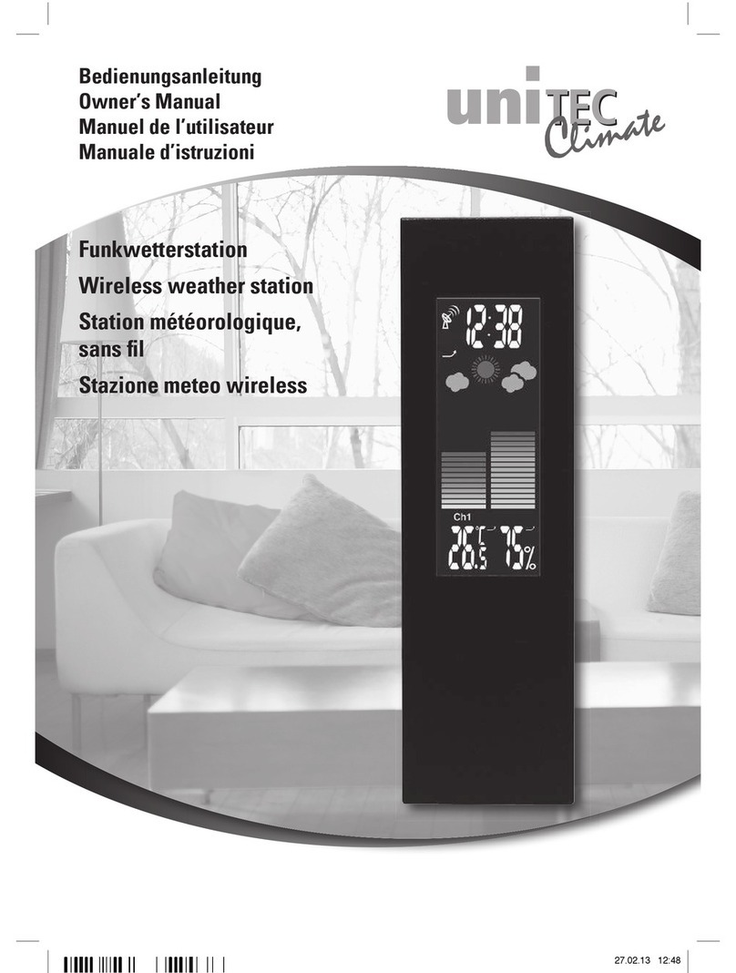 Unitec Climate W193 owner's manual