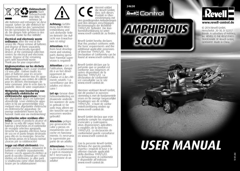 REVELL Amphibious Scout user manual